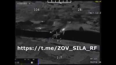 ru pov. Guided missiles sent on Ukrainian ingulets rived crossing