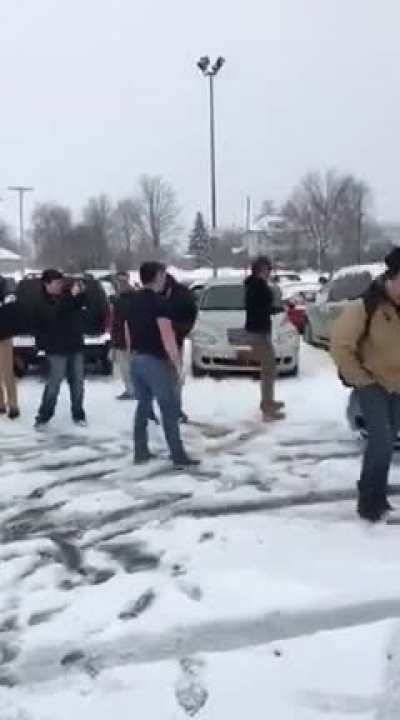 A fight from my high school 2017. It keeps going after the break