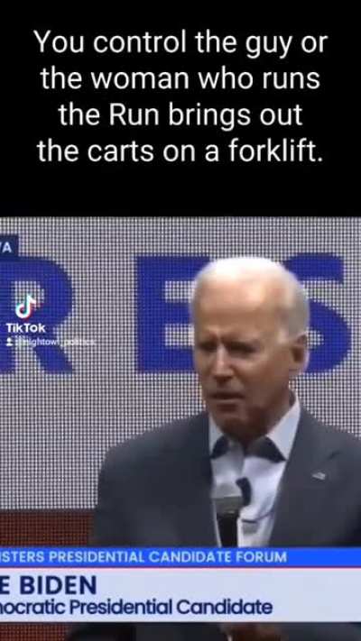 Biden explains the corporate ladder