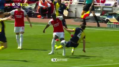 Christie tackle vs Saka 11&rsquo; (no card)