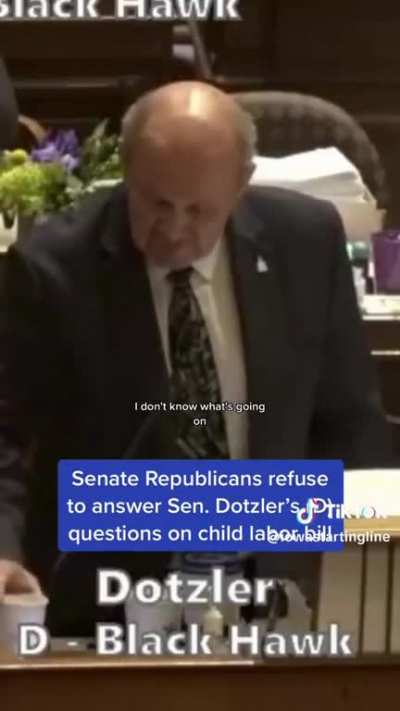 Democratic lawmaker pops off at Iowa Republicans who refuse to answer questions about their Child Labor bill