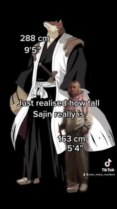 Sajin is pretty tall