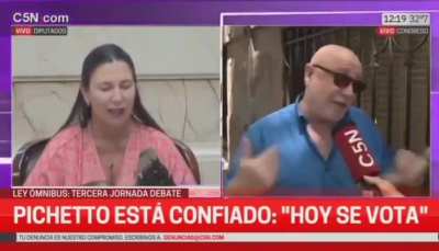 Periodista de C5N 