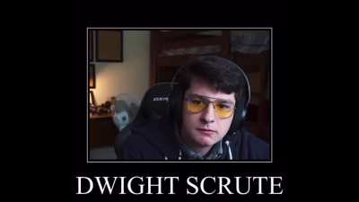 When jawsh is dwitght scrute? 😳