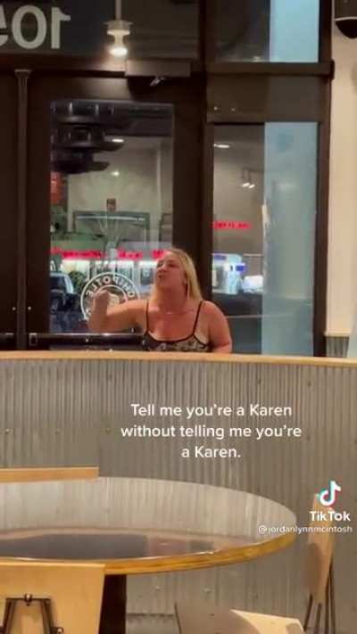 Karen protests modern day segregation!&hellip;.At Chipotle