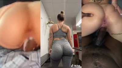TikTok Snowbunny Ass Splitscreen