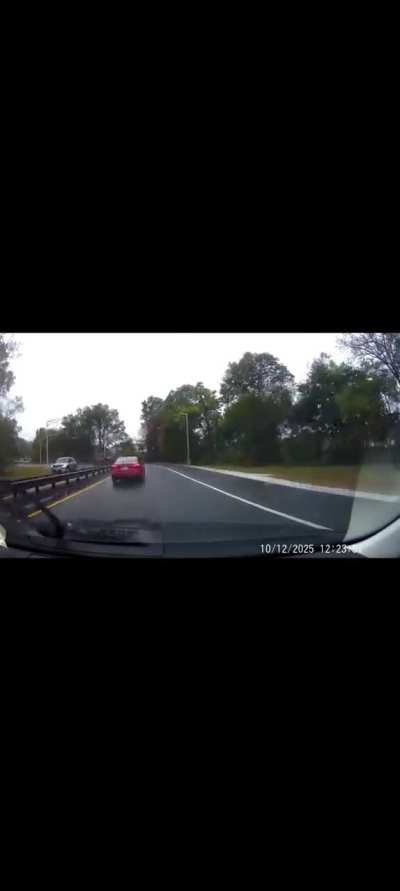 Hydroplaning in NJ.