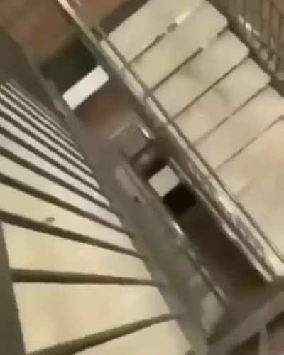 Soon be downstairs