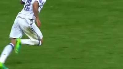 Marcelo's skill against Bayern Munich in Champions League.