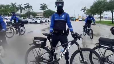"Elite" Miami Police bicycle taskforce...expectation vs. reality
