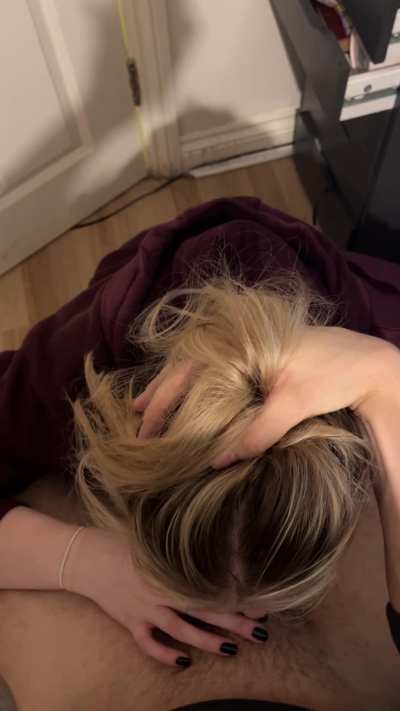 Your girlfriend and bully came to a deal.. every second his cock is in your GFs throat is a second he will avoid bullying you for. It’ll be worth it in the long run