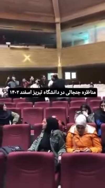 Iran&rsquo;s President Masoud Pezeshkian gave a speech in Turkic at a university, which drew reactions from the mullahs. However, he didn&rsquo;t back down, went back on stage, and continued speaking in Turkic. He even responded to one of the mullahs by saying &ldquo;sit d