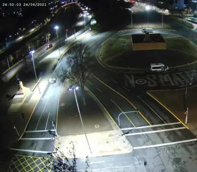 El choque de los pacos desde galer&iacute;a CIMA.