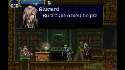 Alucard leva tio para fazer empr&eacute;stimo 
