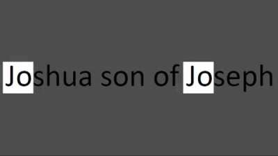 JO"SUS"