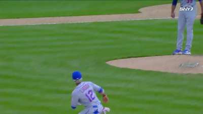 NYM@COL: James McCann throws a cannon to catch Trevor Story stealing and ends the game