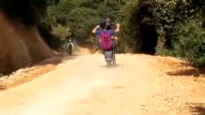To go back home safely without meeting d!&$ heads on road