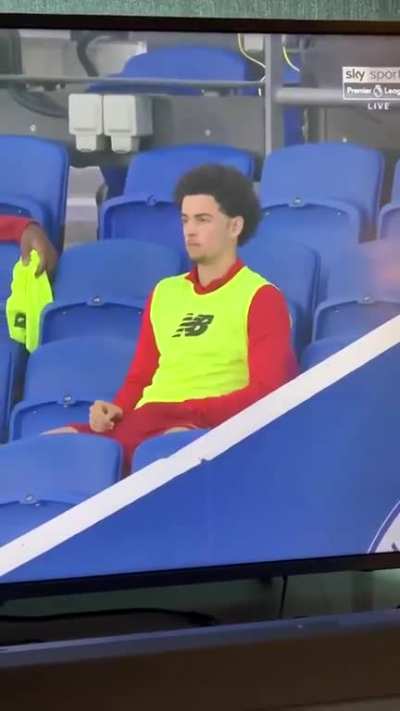 Watching Van Dijk defend.