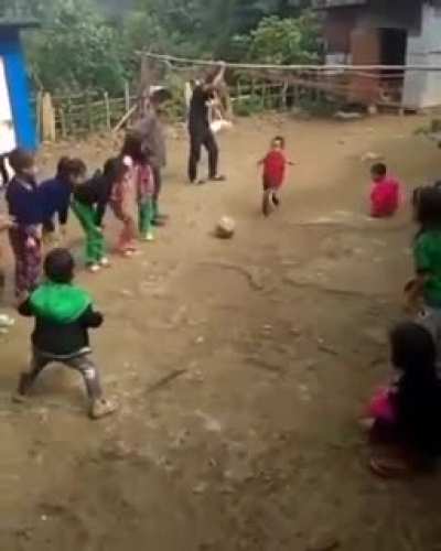 HMJB while I kick the ball