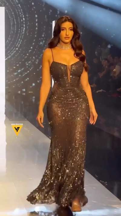 Still can't get over this epic ramp walk by everyone's fav busty &amp; thicc wh&empty;re Nora Fatehi, she is truly an Ass Queen. Lost the count how many times i jerked off to this. Cumming with every step &amp; jiggle.