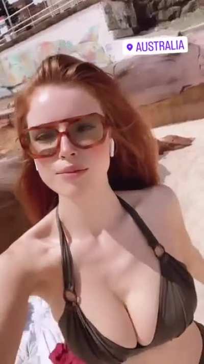 Her time in Australia is giving us great content!