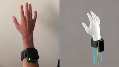 FRL Prototype Wrist Strap controller [video clip - RtVR]