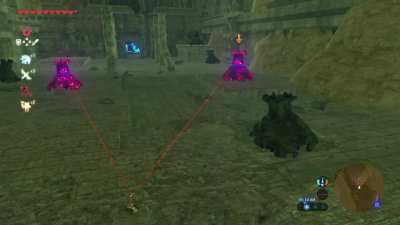 Not too impressive but I just parried two guardian beams at once!