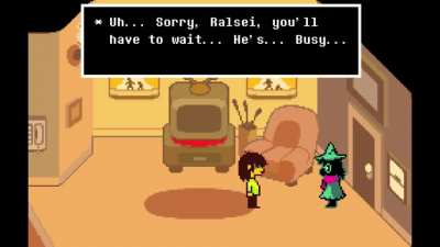 Don't worry Ralsei, he's just abusing a 9 years old child...