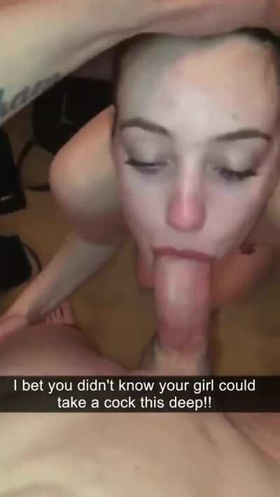 She's a pro swallower