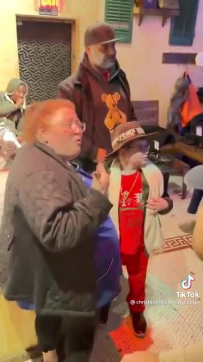 Comedy Karen and her son have a bad time at a open mic in Harlem