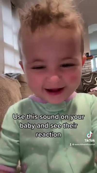 Baby laughing. Help this not flop!