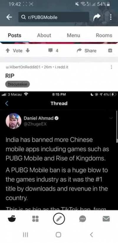 I think all get it know India ban Pubg. Is enough please 🙈🤷&zwj;♂️✌