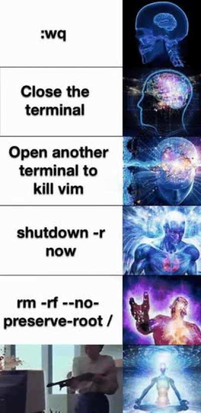 The correct ways to close vim&hellip; probably