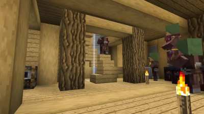 Addicted to upgrading Villages in Minecraft, and messing with Villager mechanics. Here&rsquo;s a functioning Apartment building I made in my Survival world