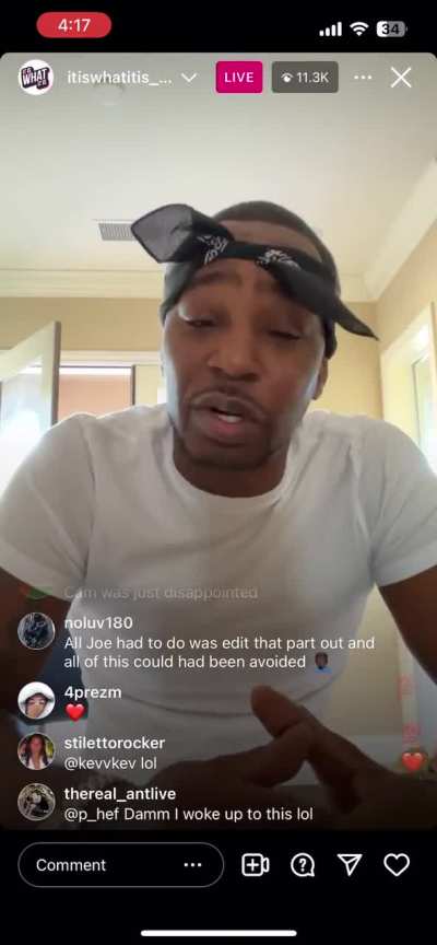 Cam went at everybody! Aiight it&rsquo;s up 😂