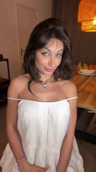 A cute milf and her beautiful tits
