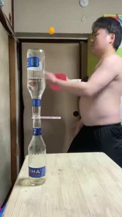 It does indeed take him a few attempts! but he always gets it! Peep the wholesome smile at the end!