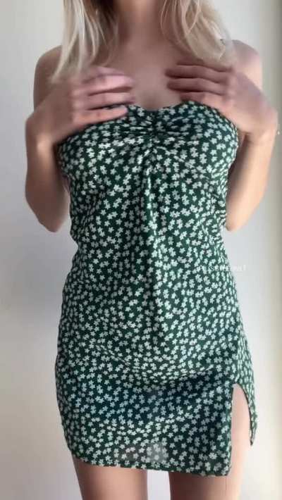 I look innocent in this dress but I promise I&rsquo;m not