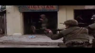 Some Vietnam war footage