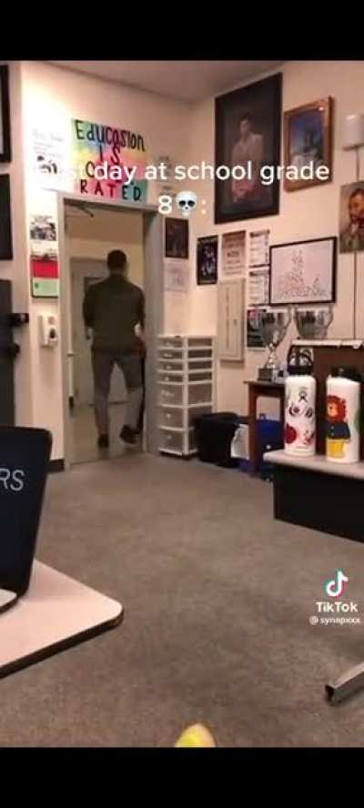 This teacher got his ways