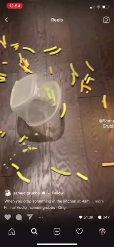When container drops at night credit: Samuel Grubbs