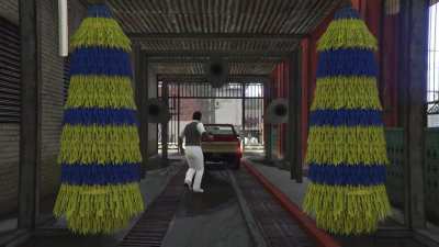 POV: You try to wash a car in GTA Online
