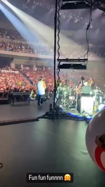 Victoria at a Big Time Rush Concert
