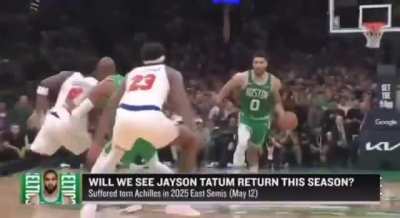 [Lockedupjb] Chris Haynes on Jayson Tatum: &ldquo;Based off what he texted me, I think we will see him at some point in the regular season&rdquo;