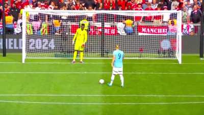 Onana vs Haaland in the penalty shootout 
