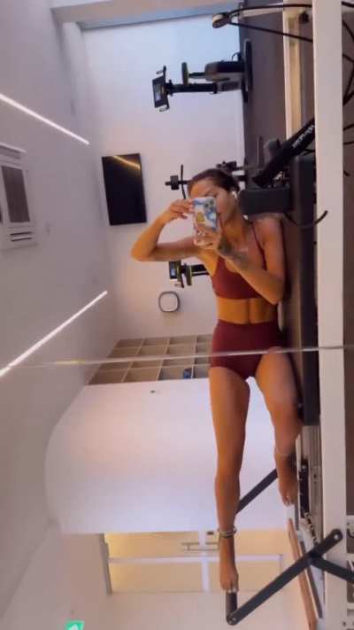 Rita working out | IG story |January 2025