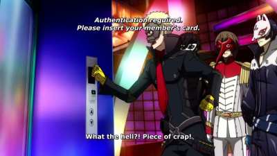 Little bits I loved from the P5A dub: "Authentication Required." (JP included for comparison) [A challenge that must be won]
