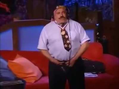 Sheiky baby argues with "Randy Savage"