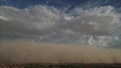 Tonight&rsquo;s Haboob blowing into the East Valley.