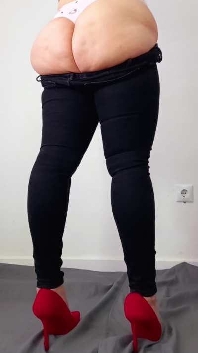 You weren't just supposed to take pictures of the heels?